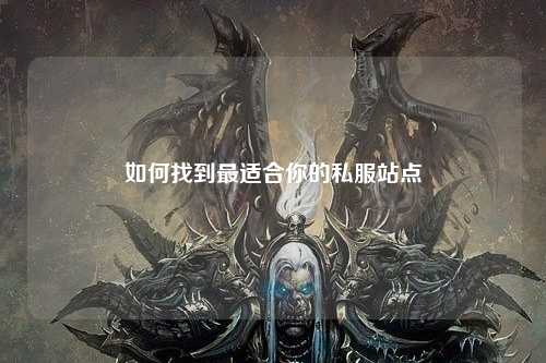 如何找到最适合你的私服站点