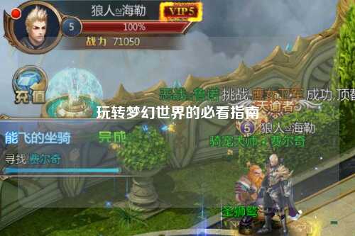 玩转梦幻世界的必看指南