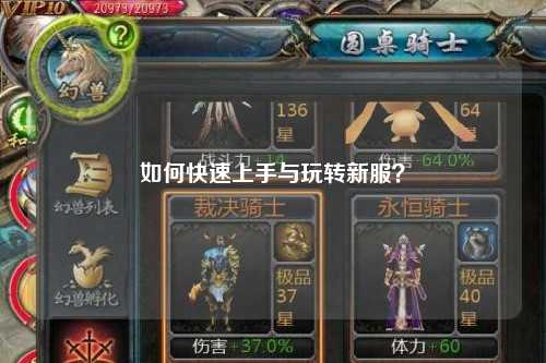 如何快速上手与玩转新服?