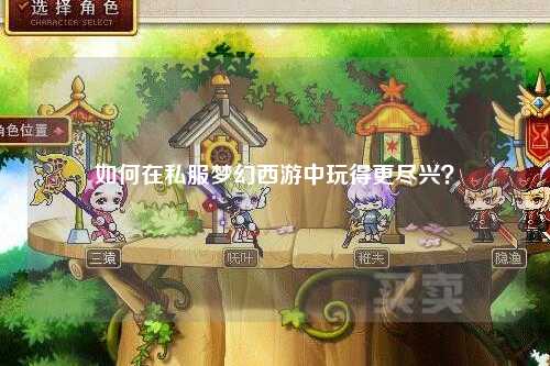 如何在私服梦幻西游中玩得更尽兴?