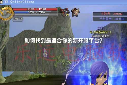 如何找到最适合你的新开服平台？