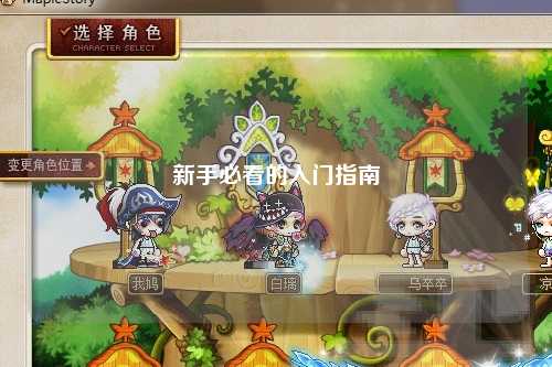 新手必看的入门指南