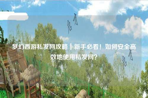梦幻西游私发网攻略|新手必看!如何安全高效地使用私发网?